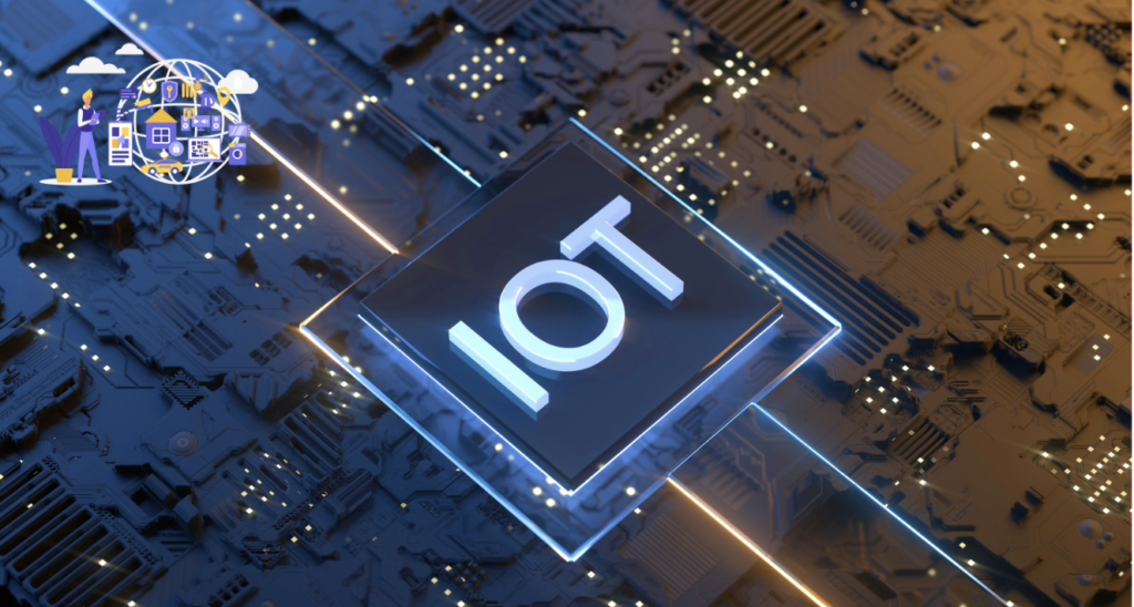 internet of things image with circuits